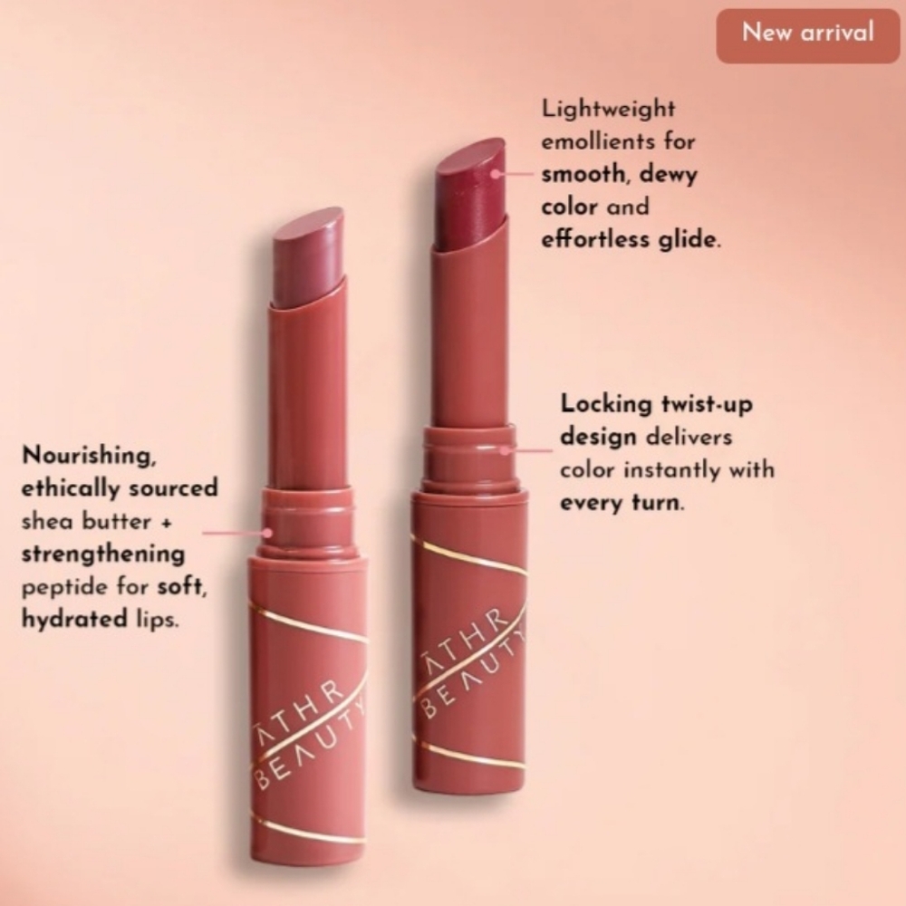 🎉2•$20/3•$28🎉 ATHR BEAUTY Dewy Quench Tinted Gloss Stick In Aura - Picture 4 of 9